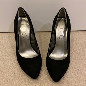 Black Suede BCBG Heels